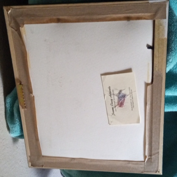 Joan Casey Unique Framed Feather/Heart Art - Picture 6 of 8